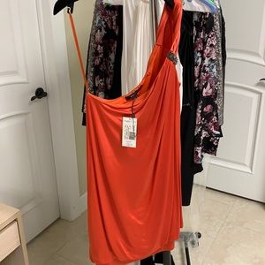 BCBG one shoulder Dress